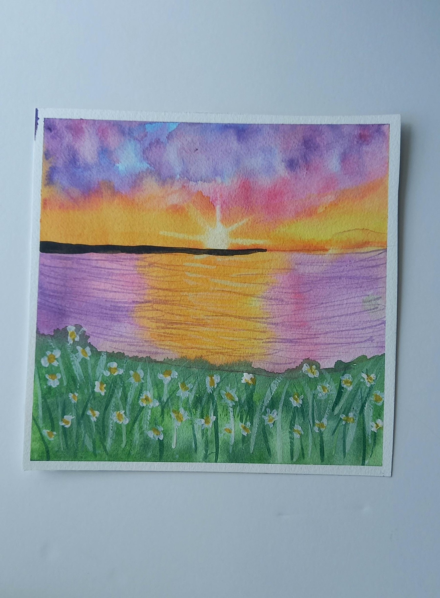 Watercolor meadows - image 2 - student project