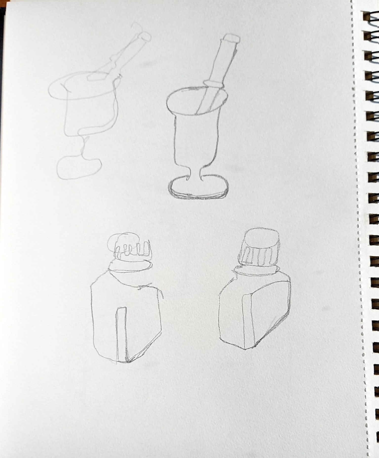Blind contour drawings - image 2 - student project