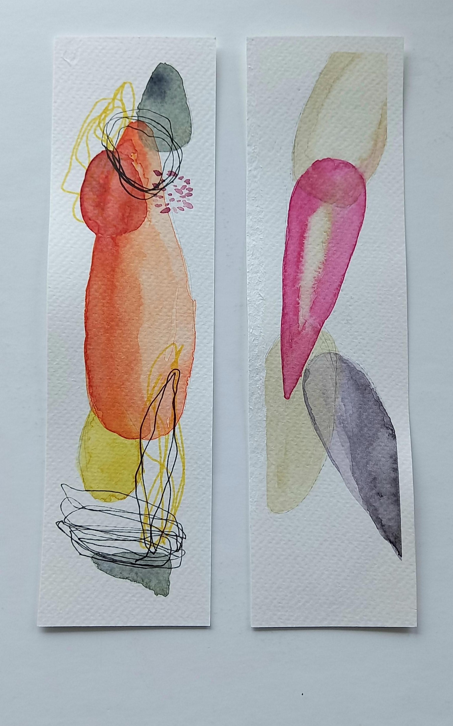 Watercolor Bookmarks - image 3 - student project