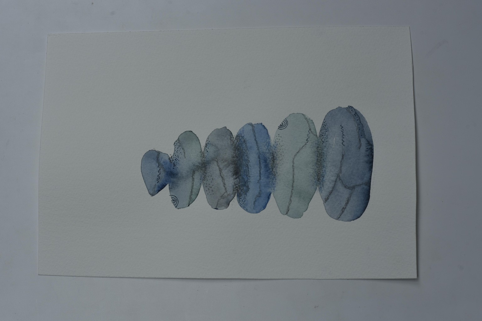 Meditating and watercoloring - image 4 - student project