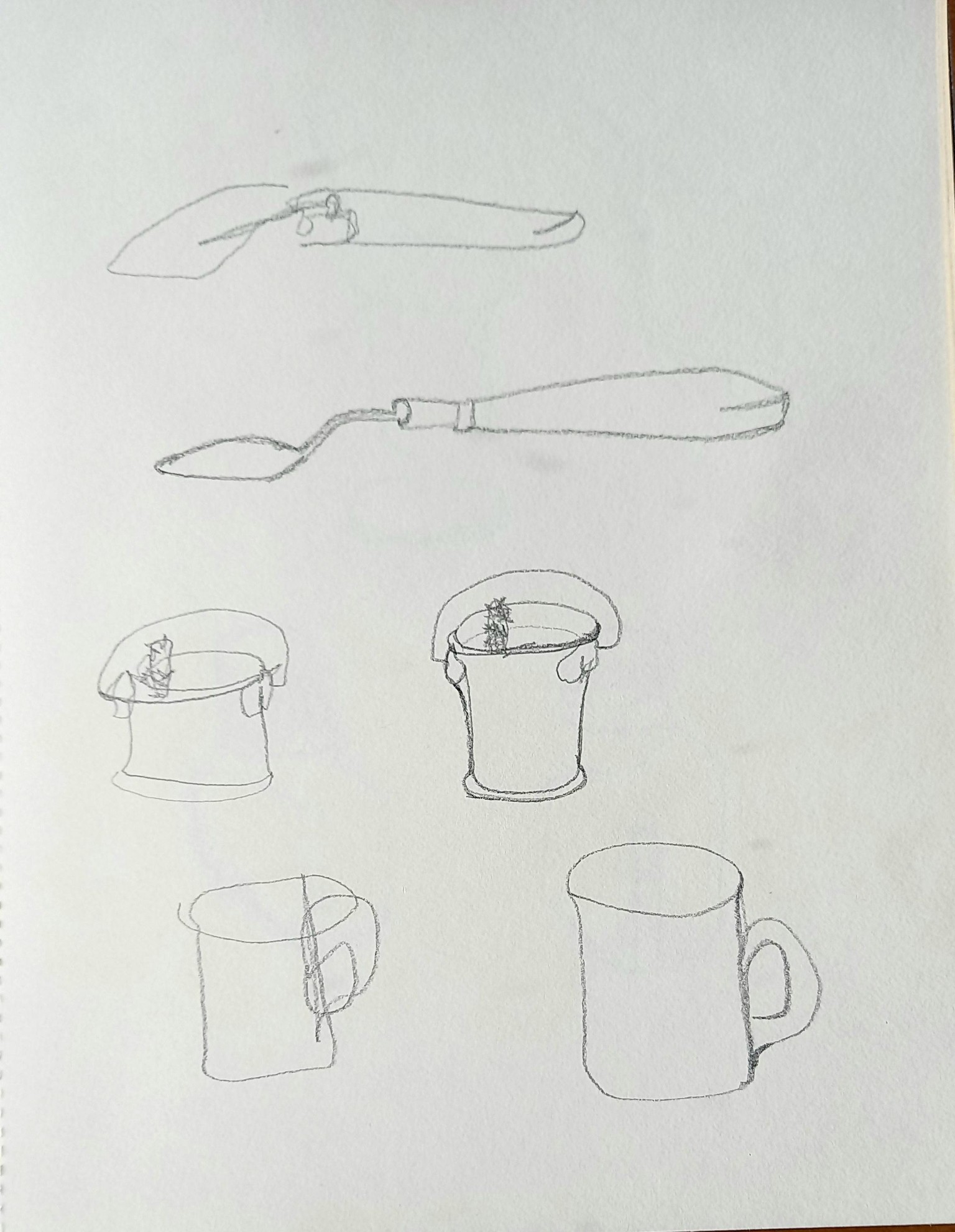 Blind contour drawings - image 1 - student project