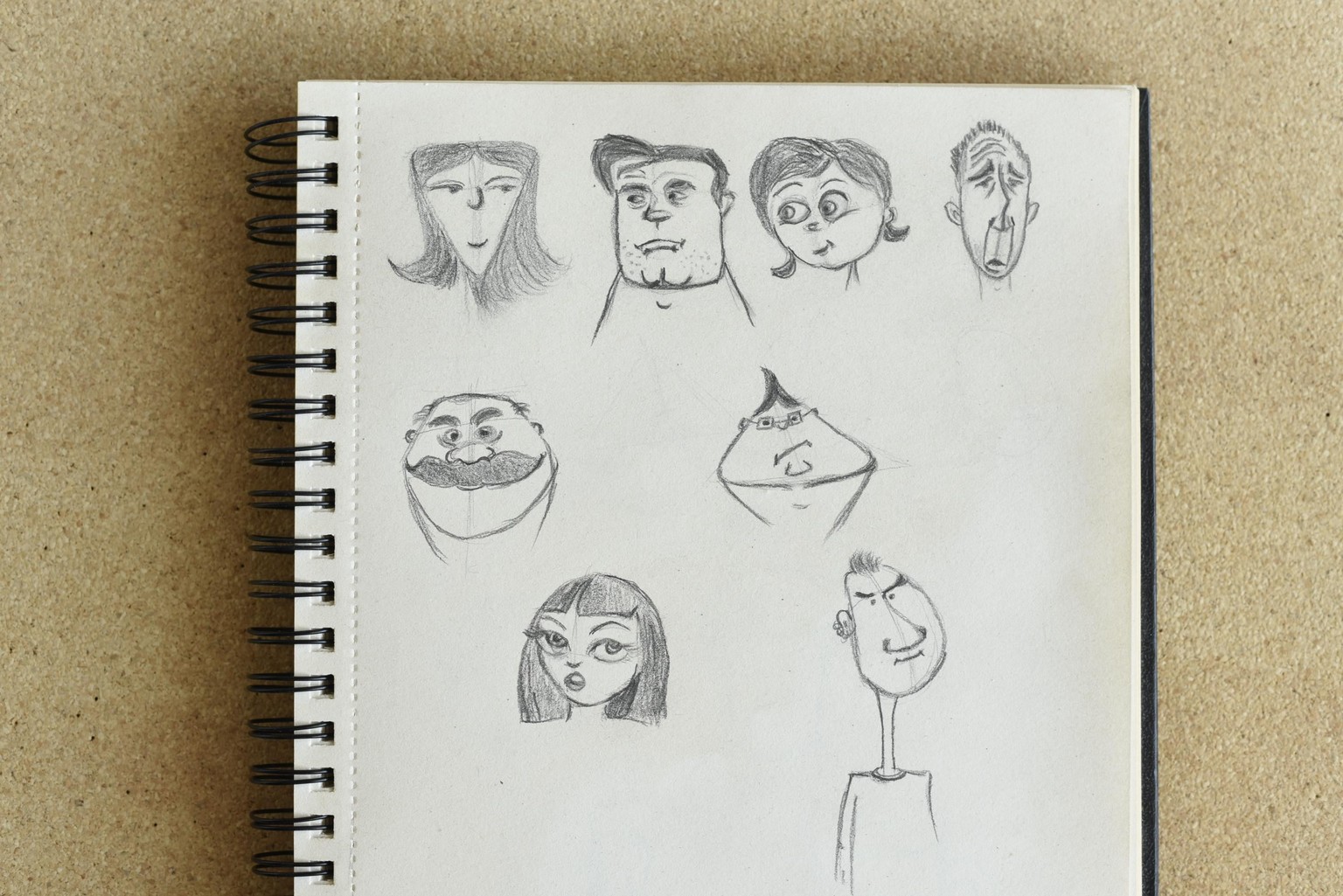 Cartoony faces - image 1 - student project