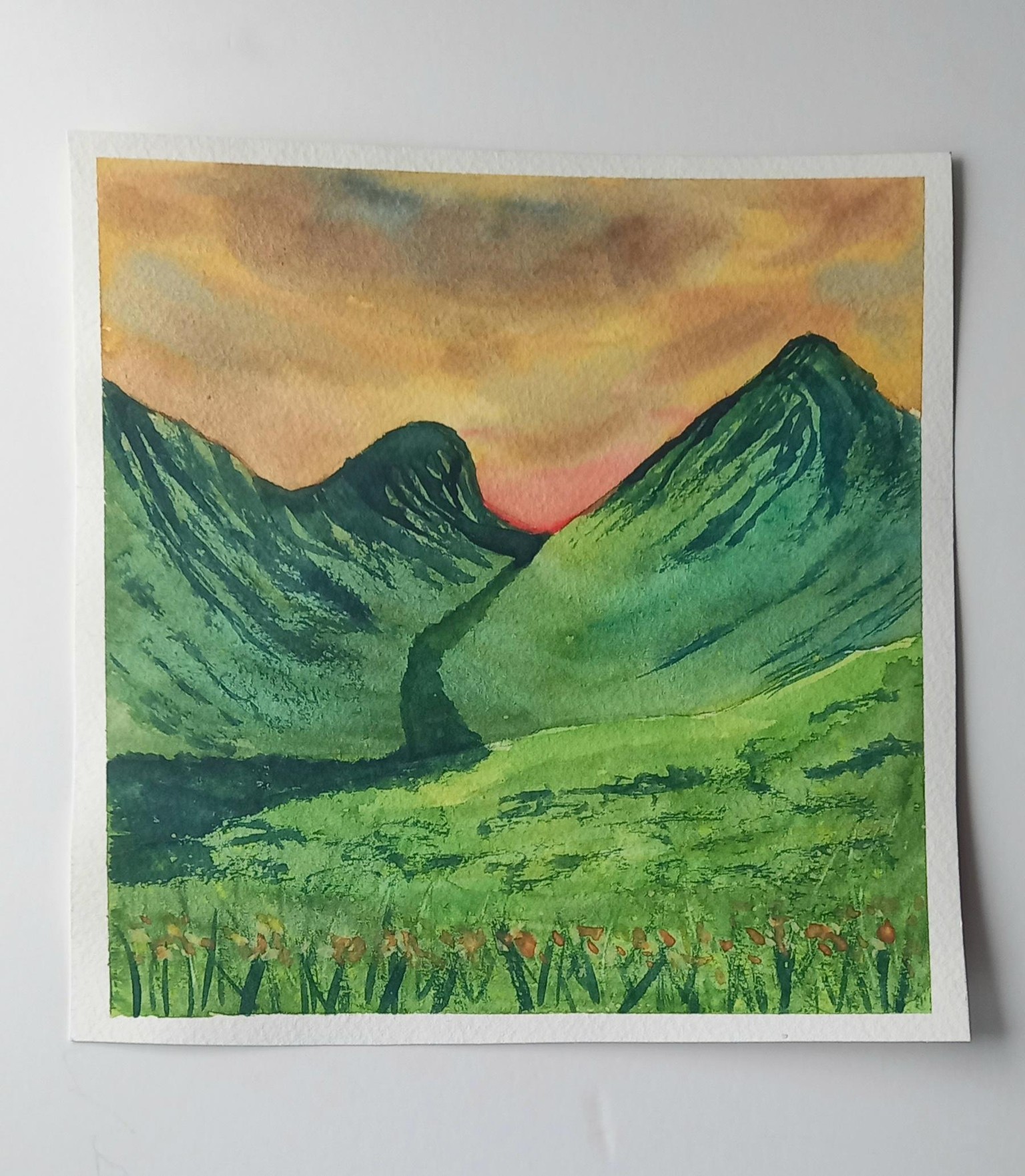 Watercolor meadows - image 5 - student project