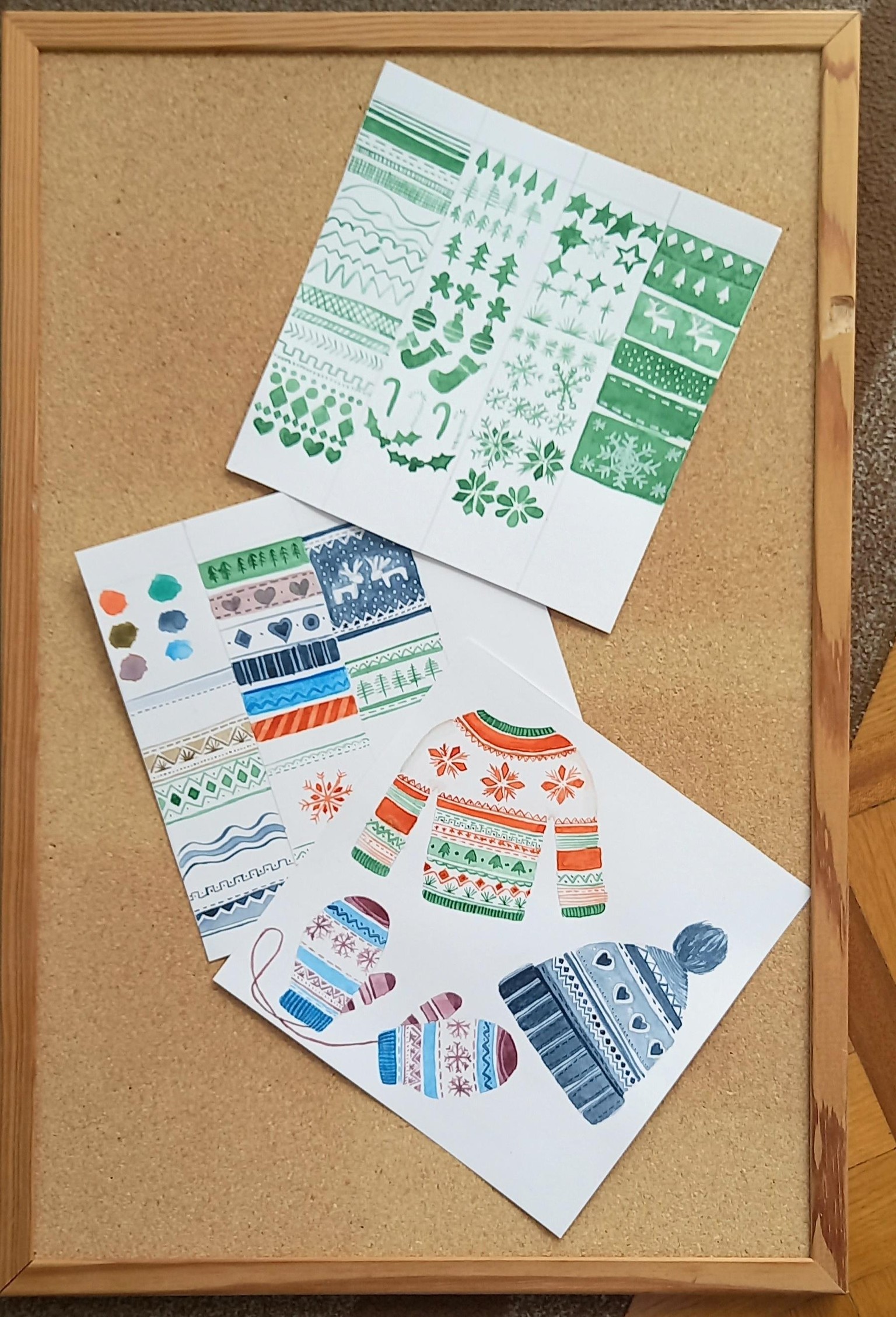Christmas wooly patterns - image 1 - student project