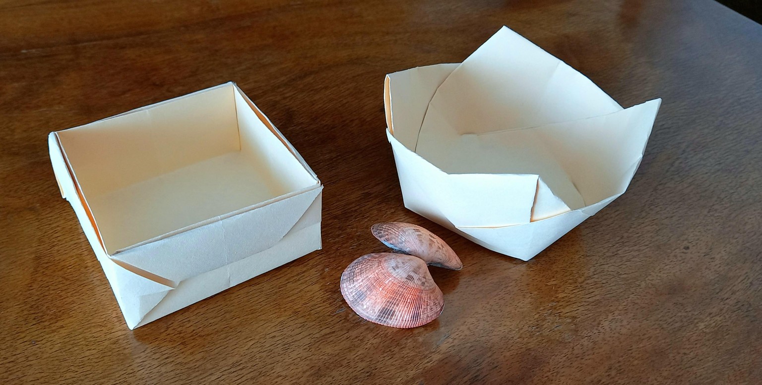 Origami container boxes - image 1 - student project