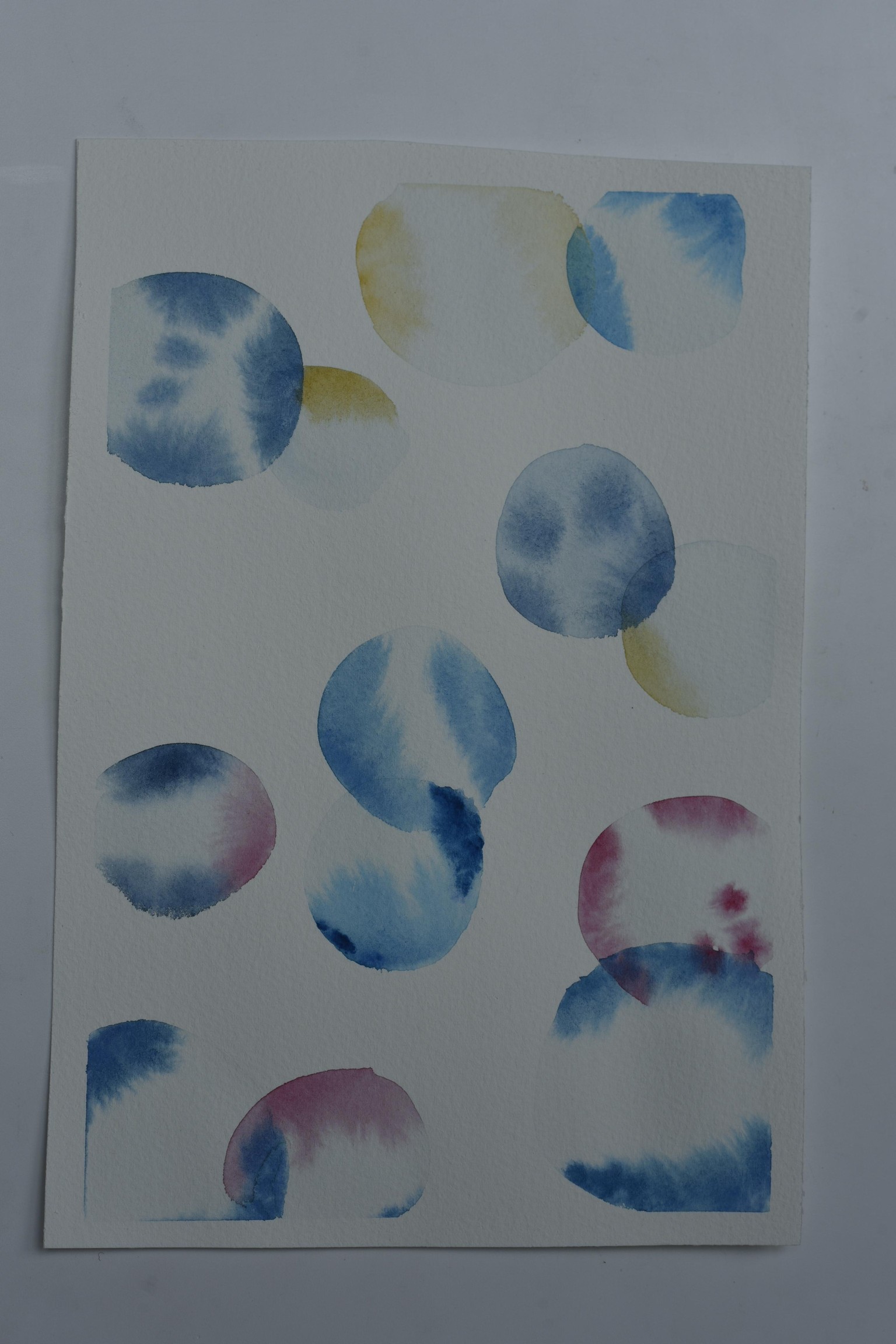 Meditating and watercoloring - image 2 - student project