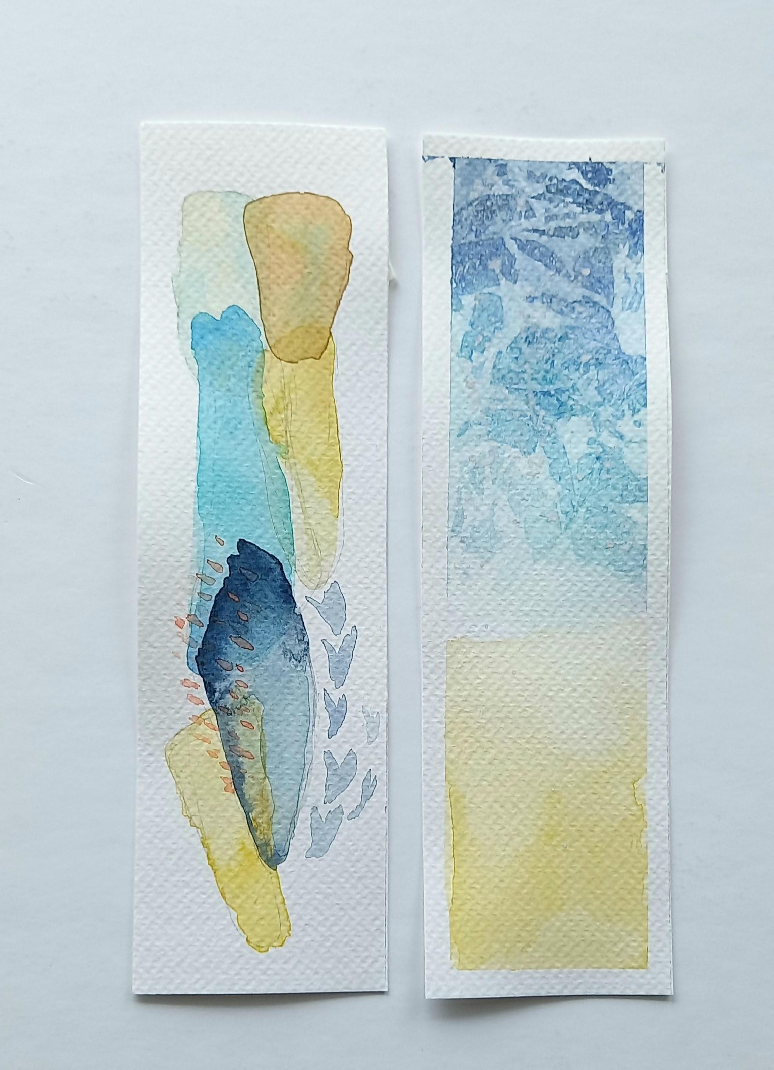 Watercolor Bookmarks - image 2 - student project