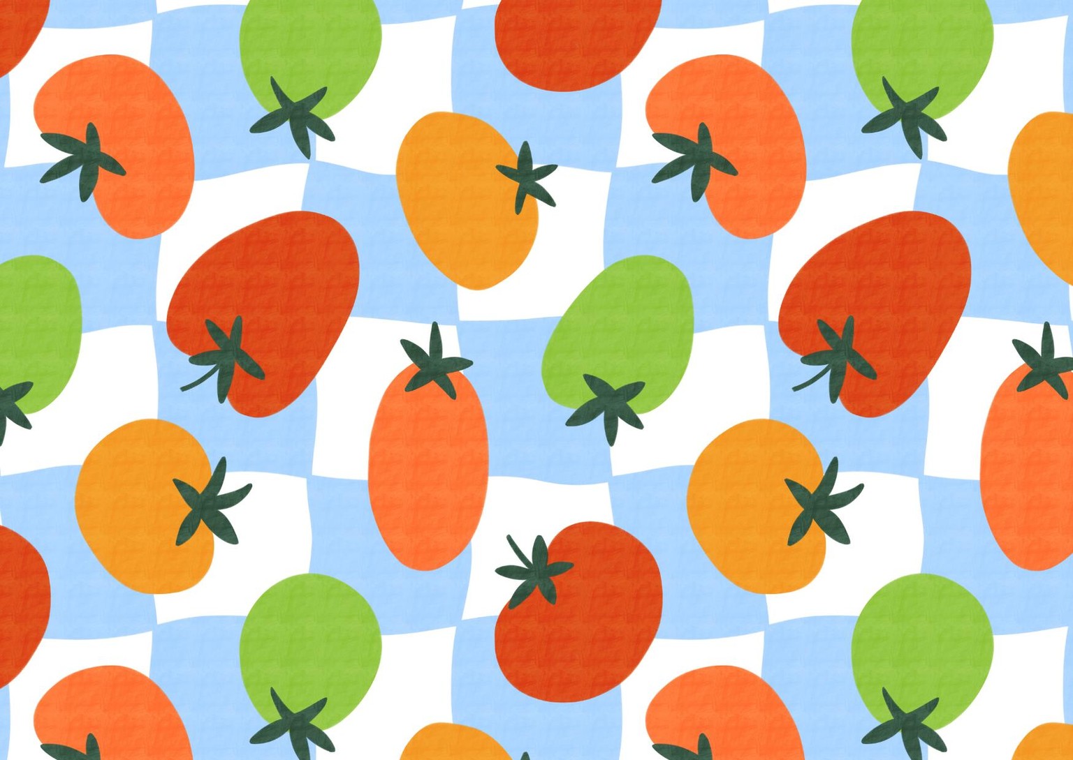 Tomato Picnic Pattern Class Project - image 2 - student project