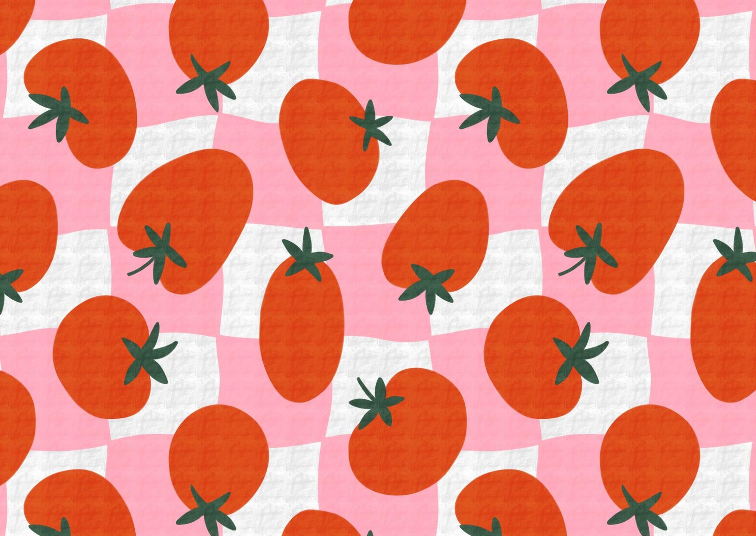 Tomato Picnic Pattern Class Project - image 1 - student project