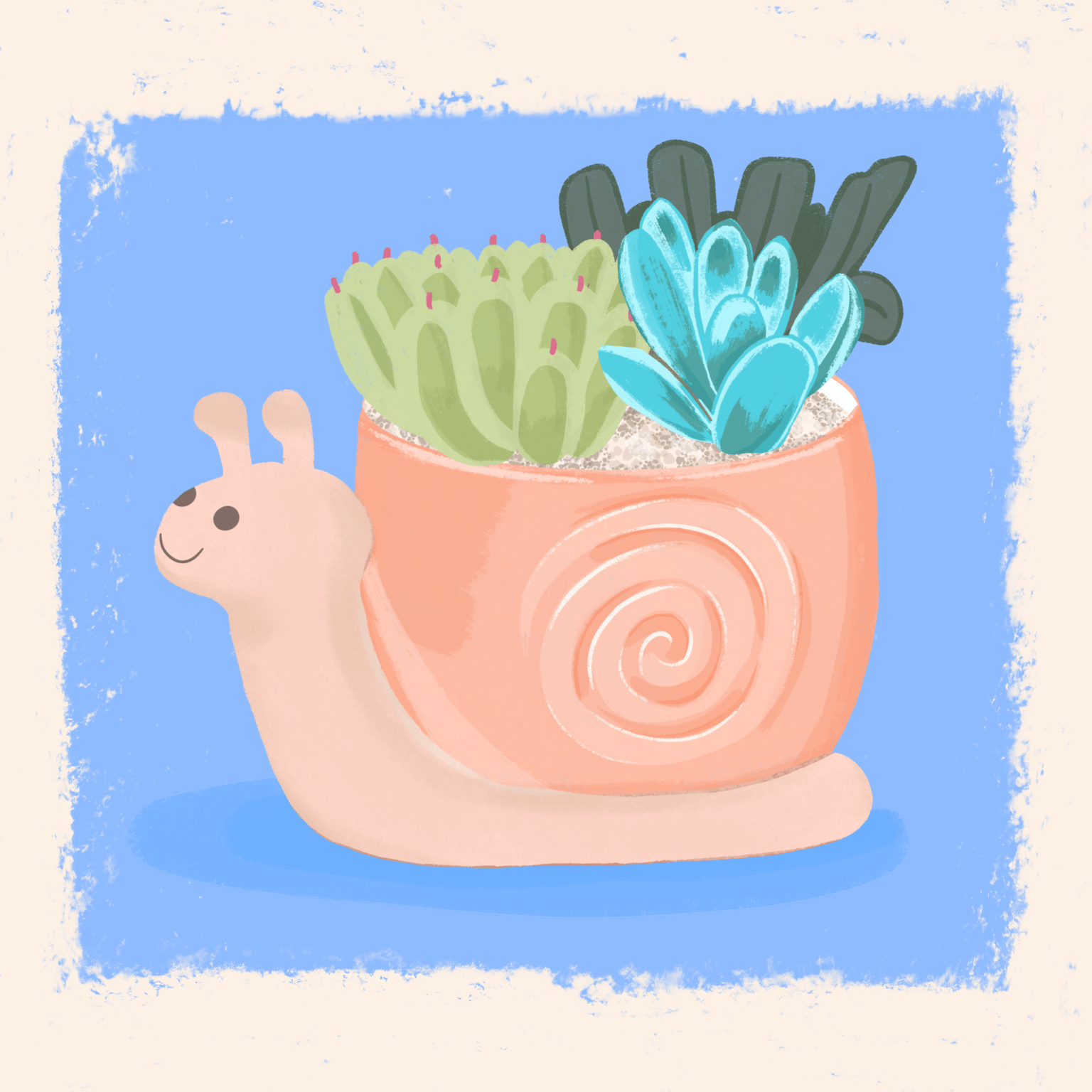 Snail Planter - image 1 - student project