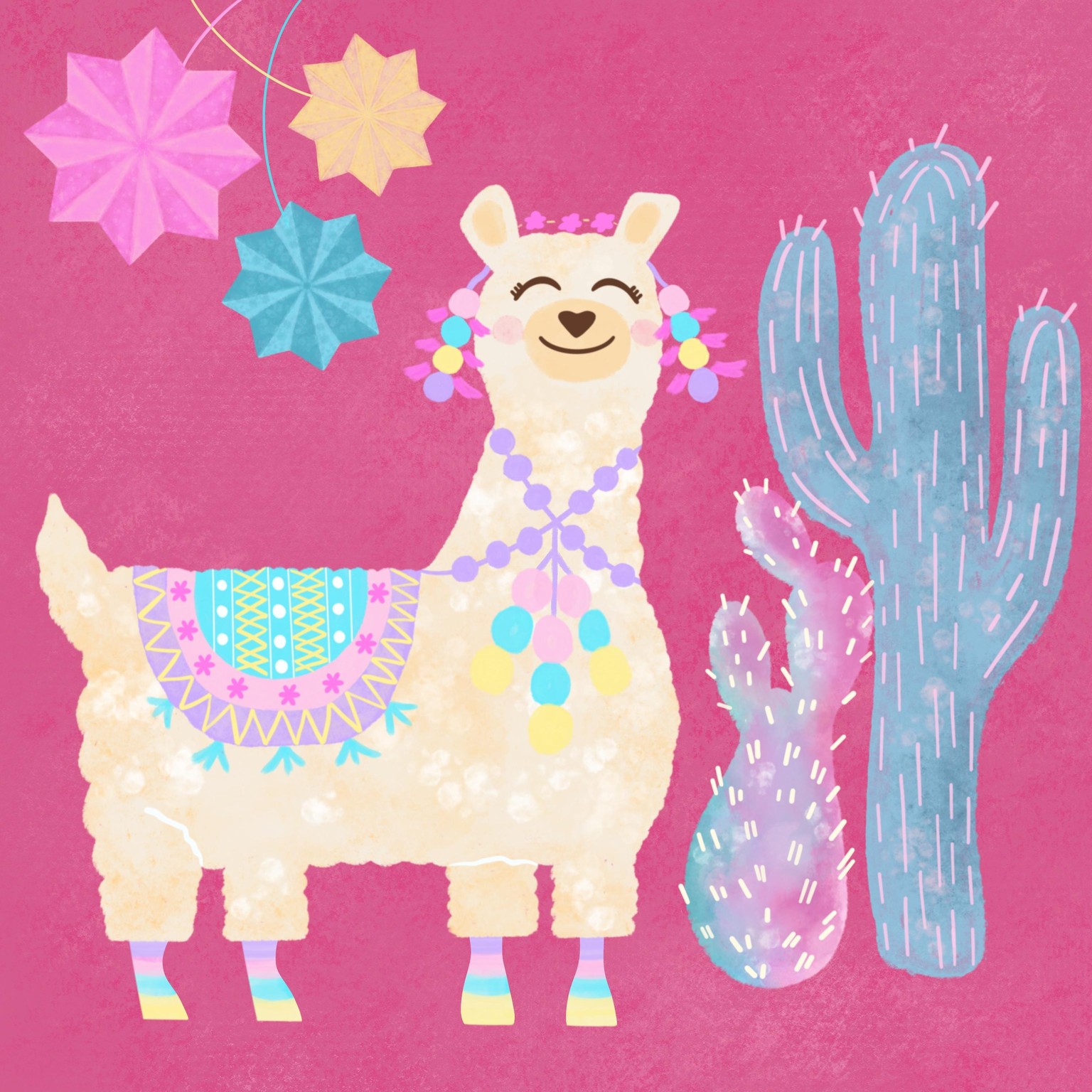 Festive Llama - image 1 - student project