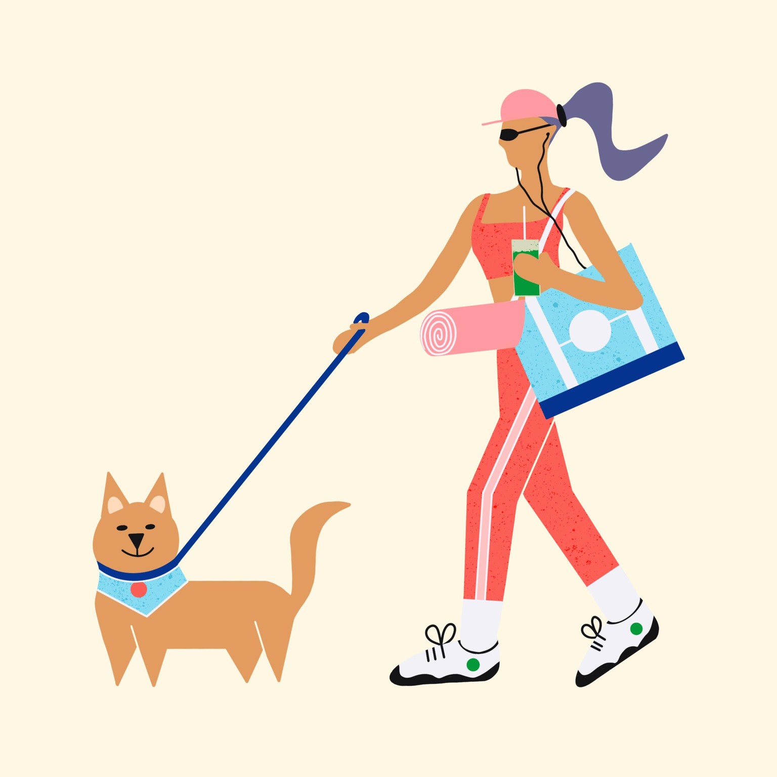 Yoga Girl and Dog - image 1 - student project