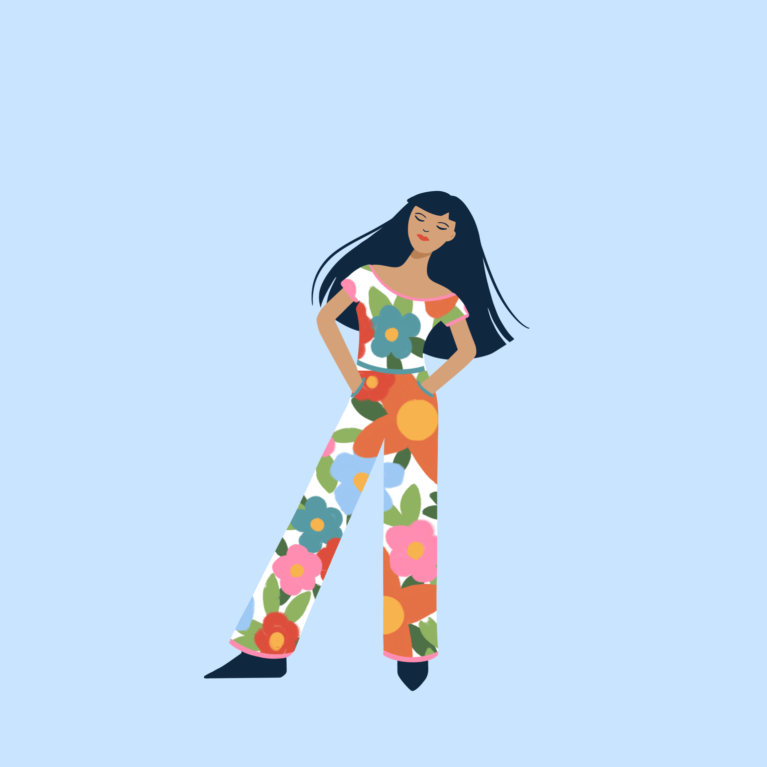Character in Patterned Outfit - image 1 - student project