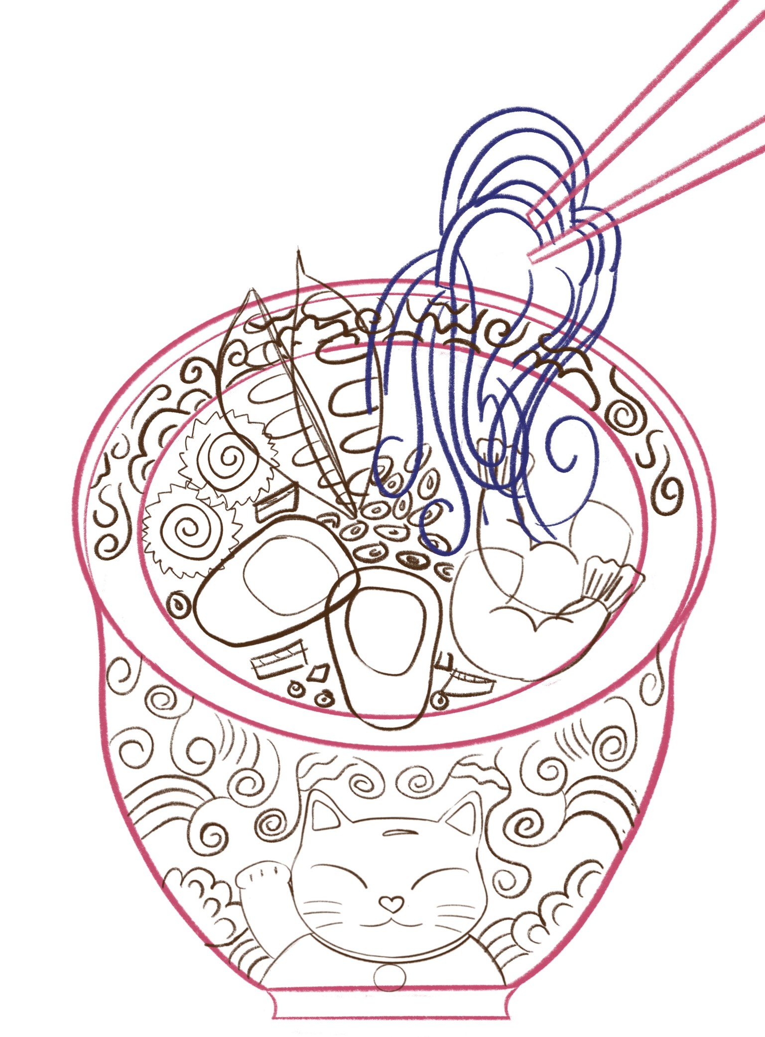 Lucky Cat Ramen - image 4 - student project