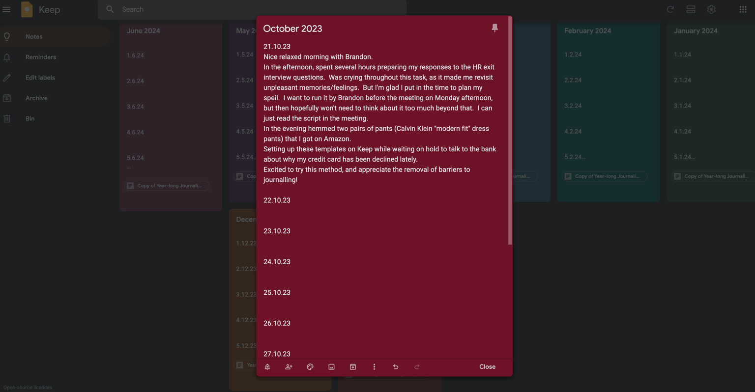 Monthly templates are set, looking forward to giving this a go! - image 1 - student project