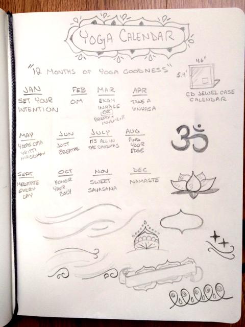 12 Months of Yoga Goodness - image 2 - student project