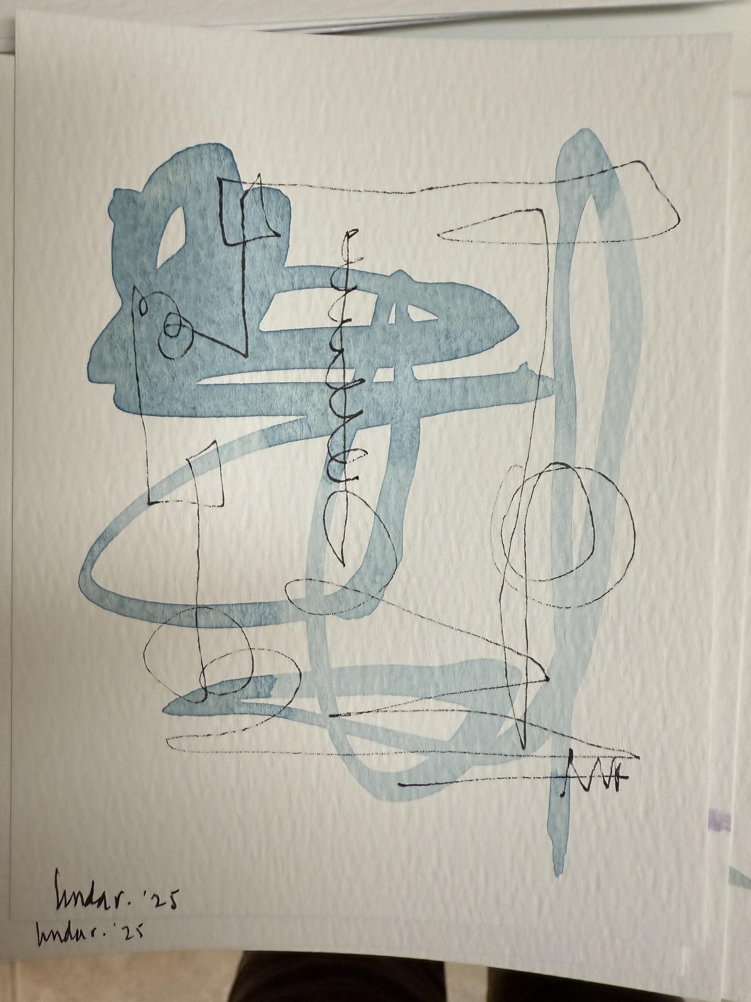 Abstracts with watercolor - image 1 - student project