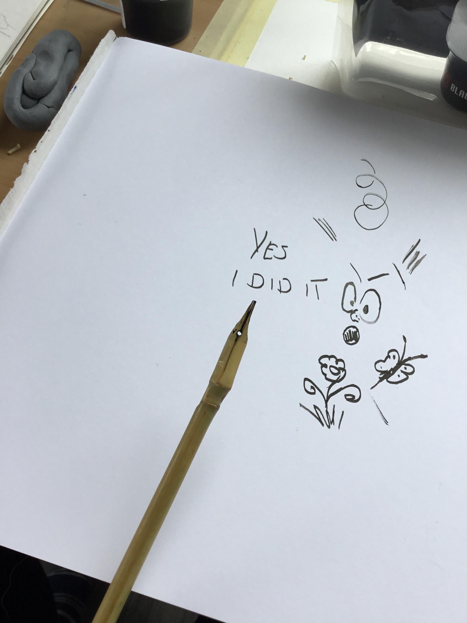 Bamboo pen I. - image 1 - student project