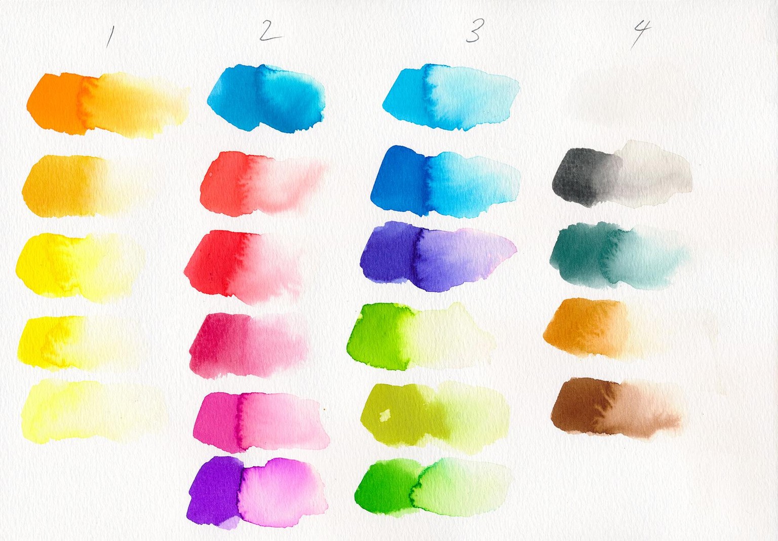 Natalie's Welcome to Watercolour Worksheets - image 1 - student project
