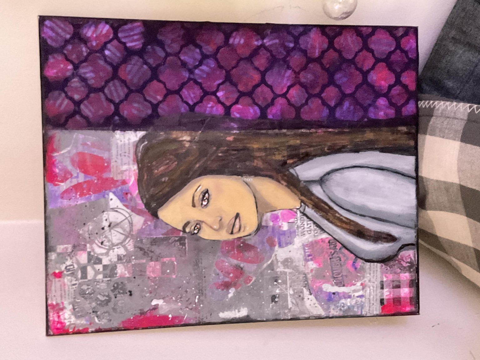 First canvas painting - image 2 - student project