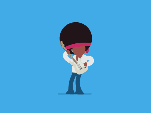 Jimi Hendrix Guitar Smash - image 3 - student project