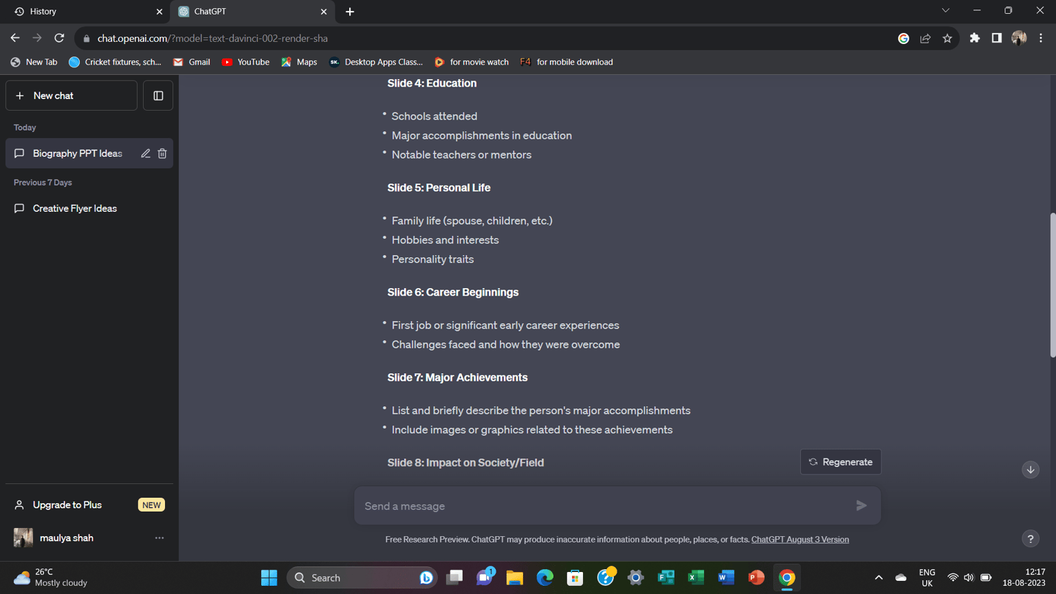 Create a Prestation with ChatGPT - image 2 - student project