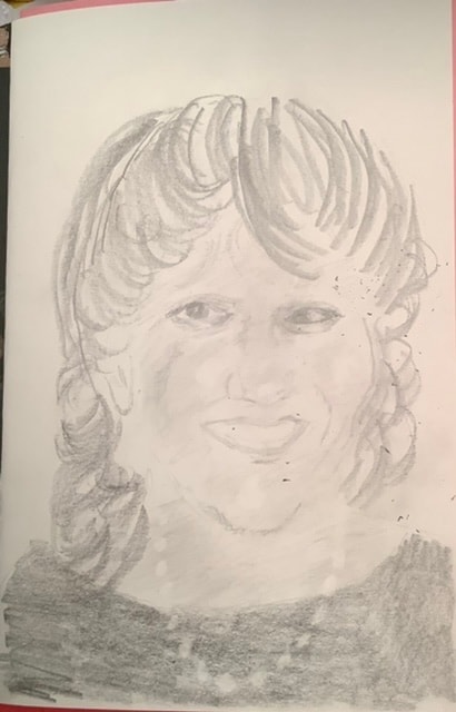 Blind contour selfie, favorite photo - image 1 - student project