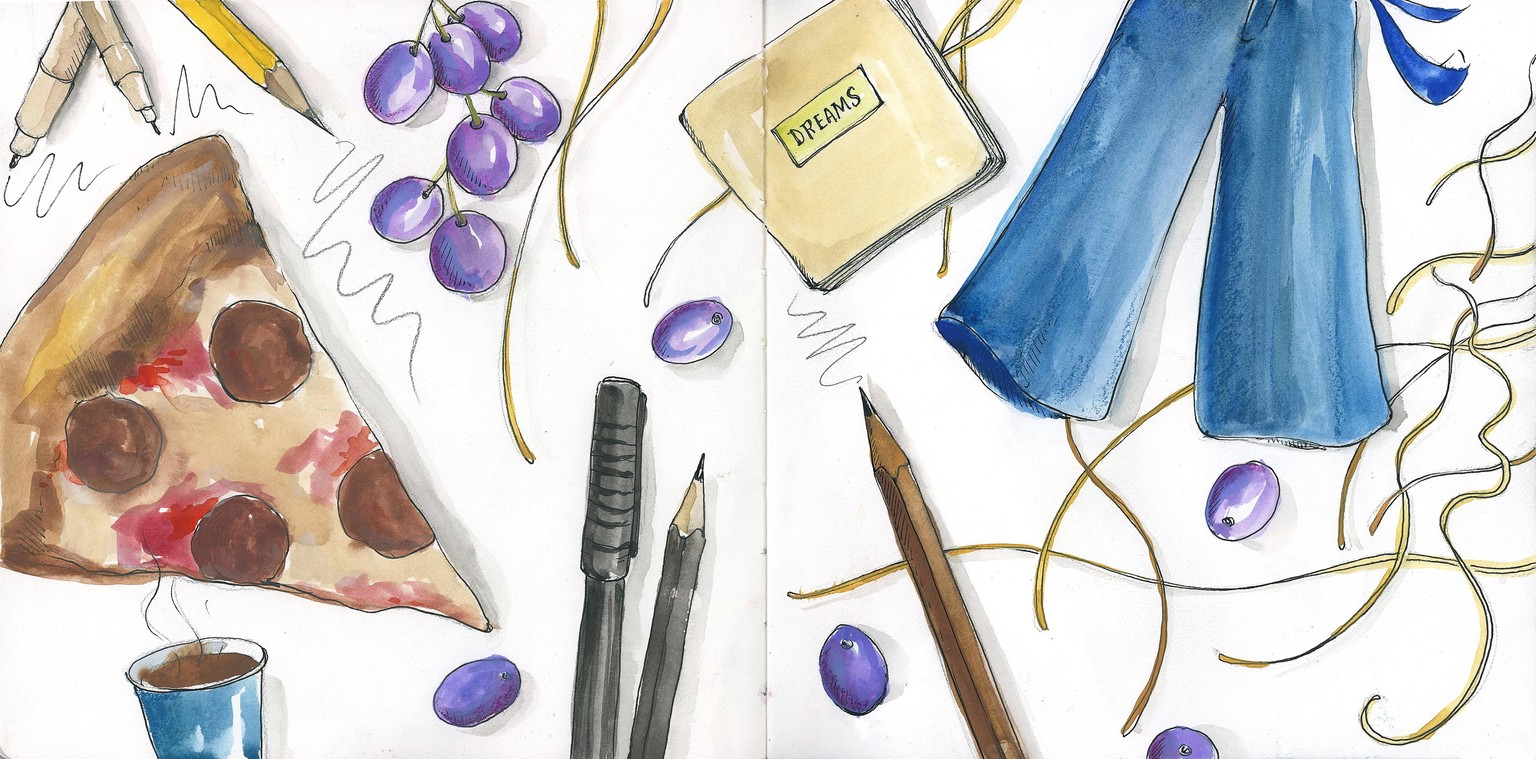 Drawing Everyday spread samples - image 1 - student project