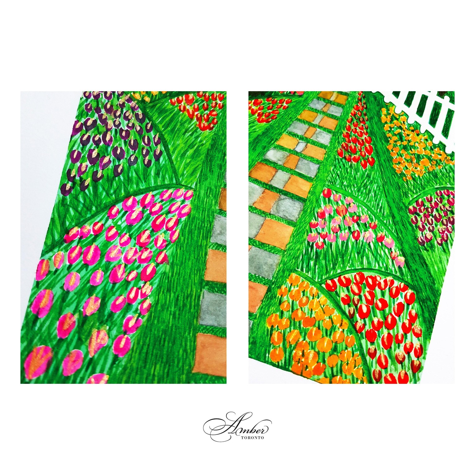 Tulip Garden Landscape - image 2 - student project