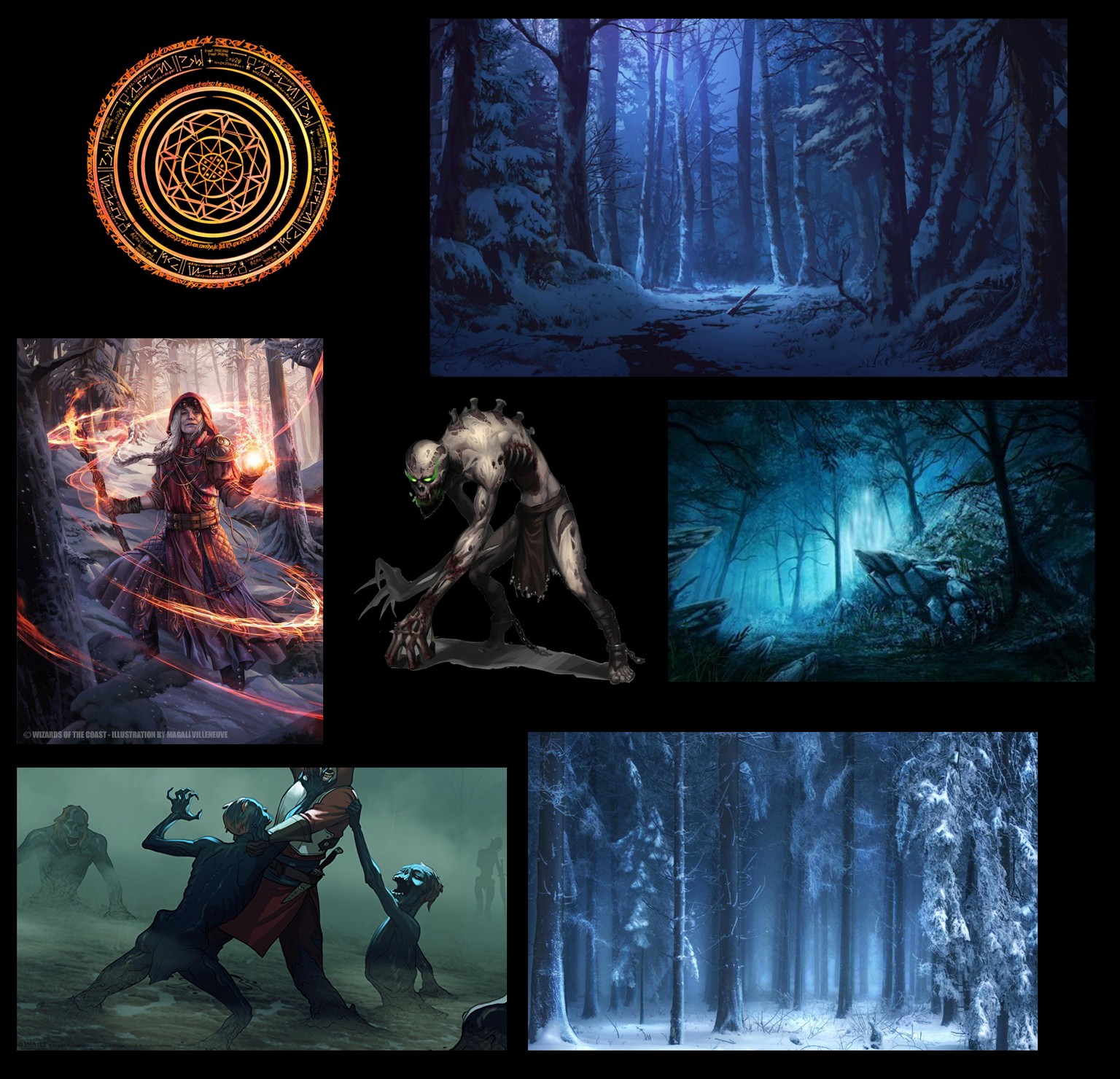 Cursed Forest - image 2 - student project