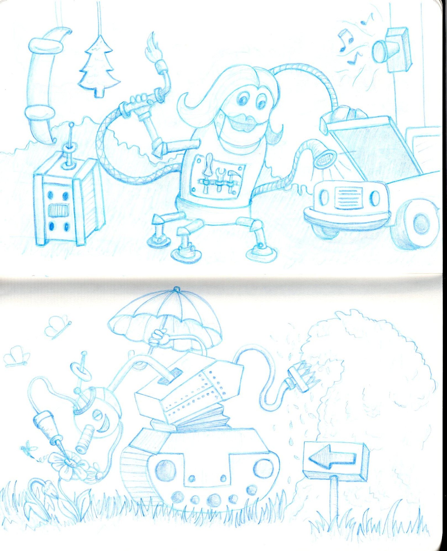 Bad Scans of My Work - image 3 - student project