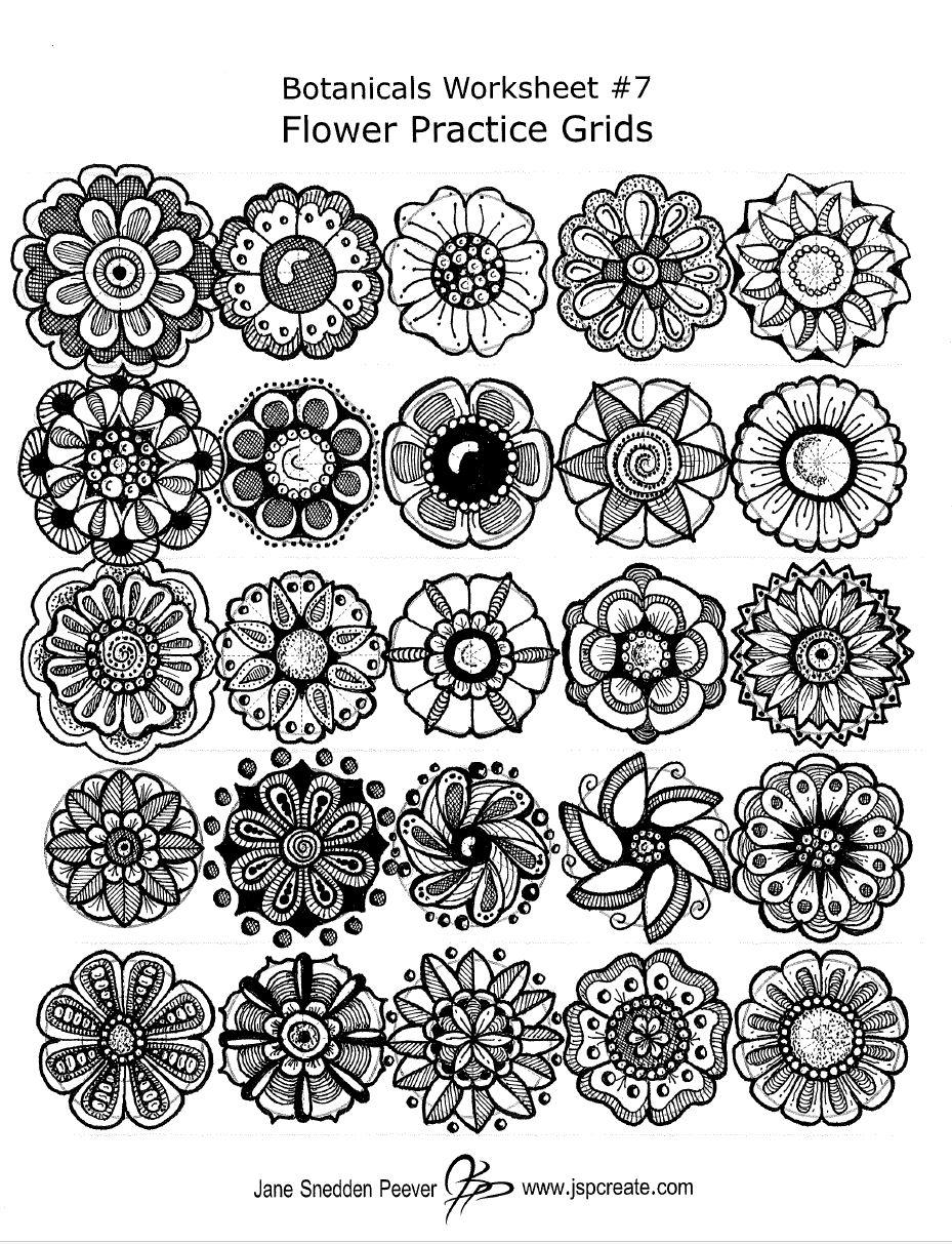 Botanical Frame & Worksheet - image 2 - student project