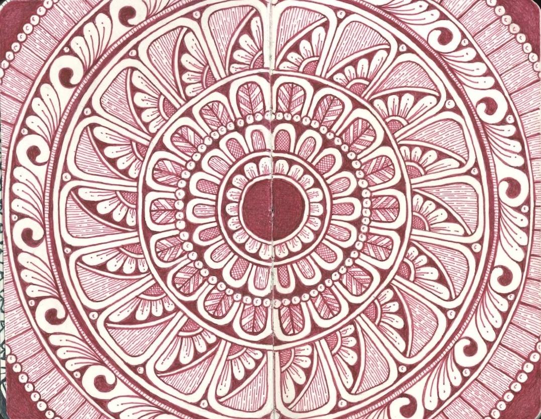 Mini Mandalas in My Pocket Sketchbook - image 2 - student project
