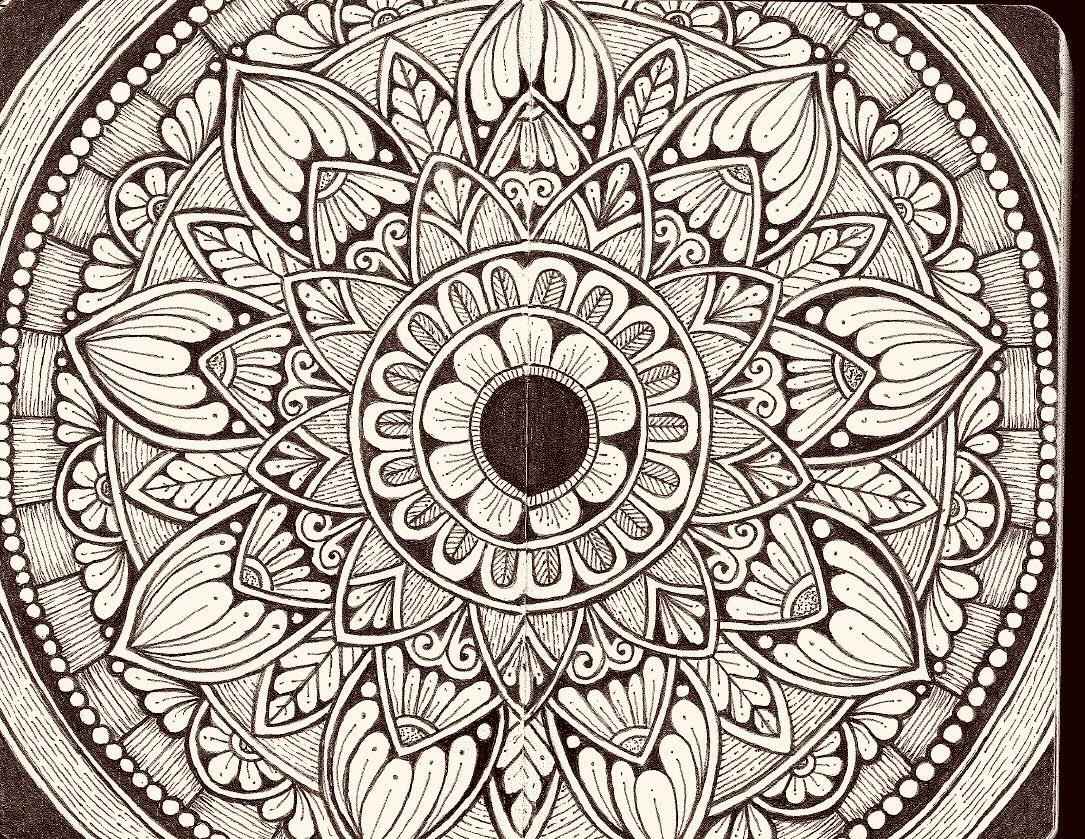 Mini Mandalas in My Pocket Sketchbook - image 3 - student project