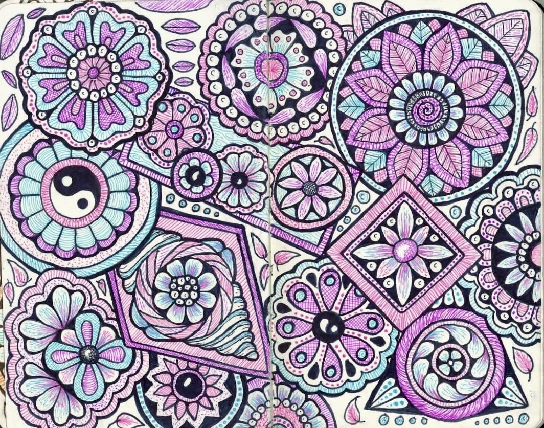 Simple Shapes Pocket Sketchbook Doodle - image 3 - student project