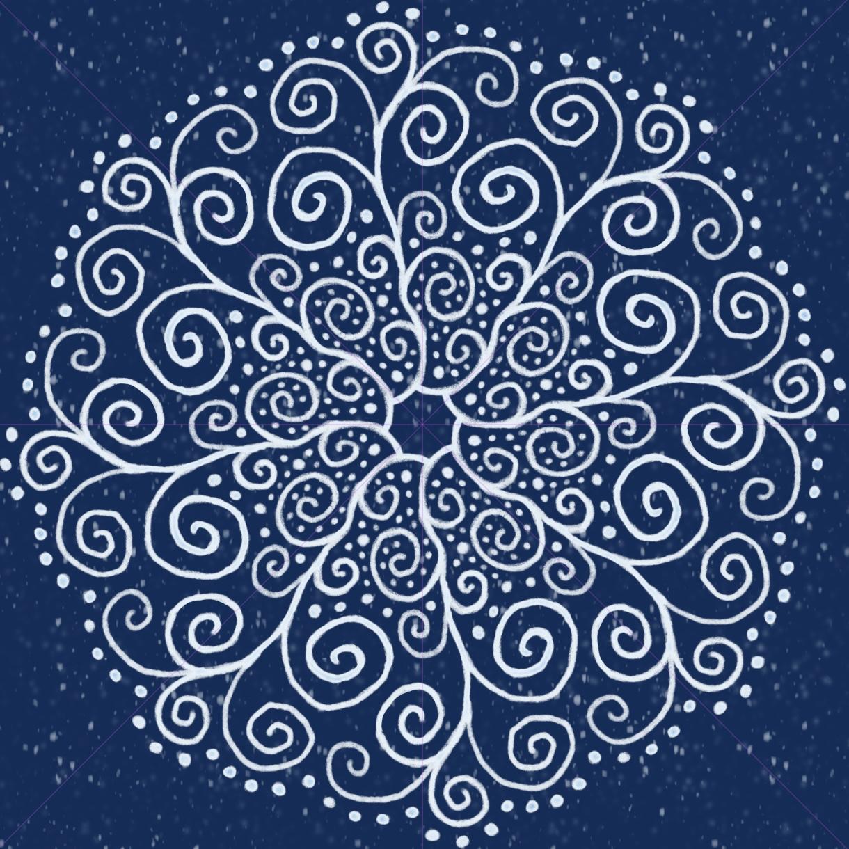 Mandala and snowflakes - image 3 - student project