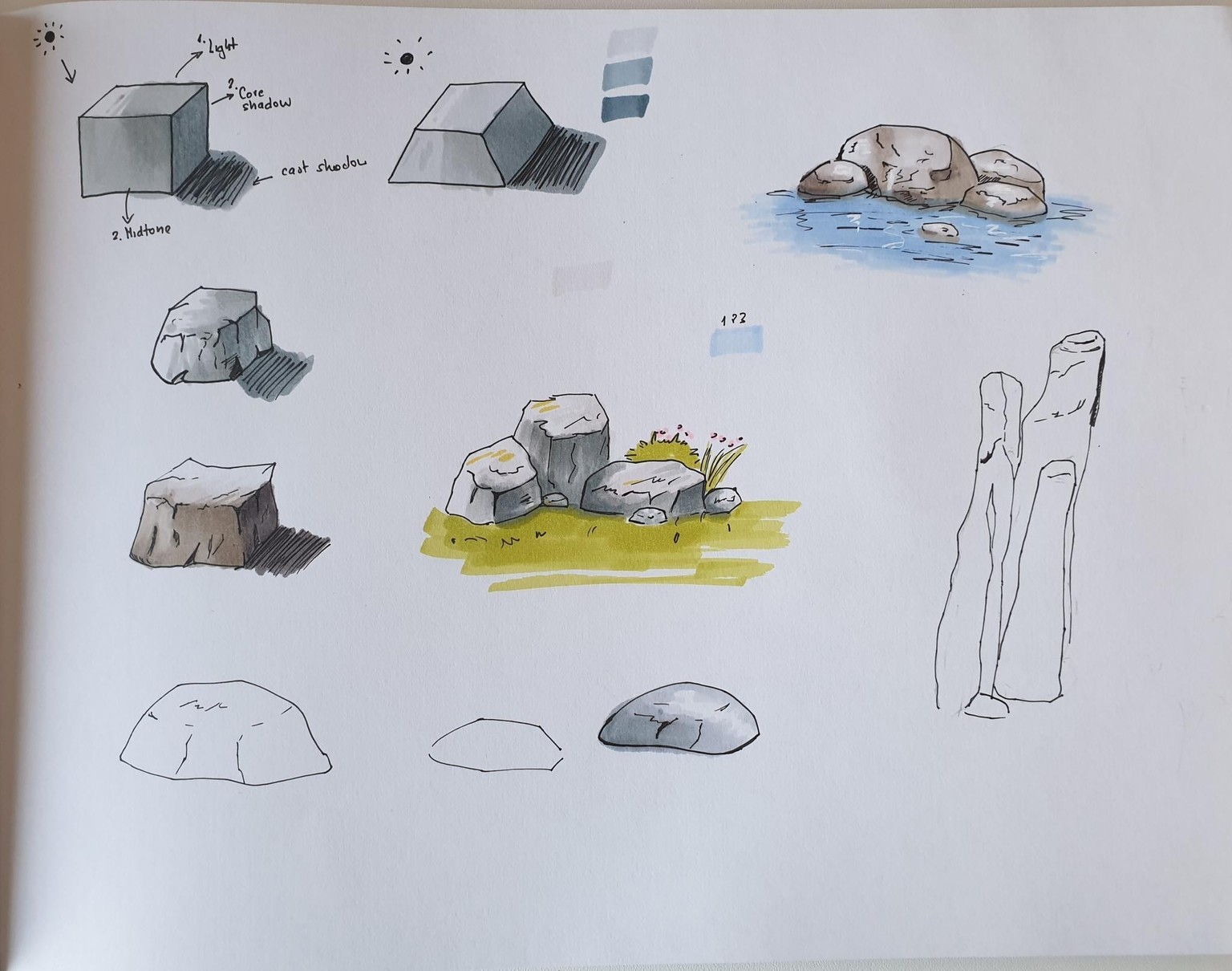 Draw & Paint ROCKS  with Sarah Burns - image 2 - student project