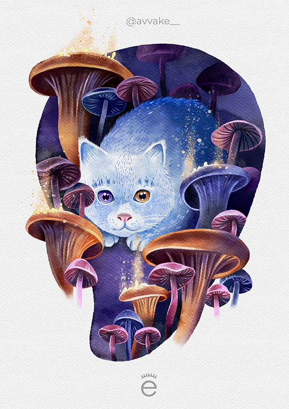 Mushroom Cat - image 2 - student project