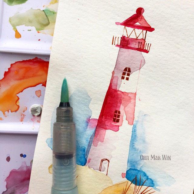 Lighthouses x3 - image 4 - student project