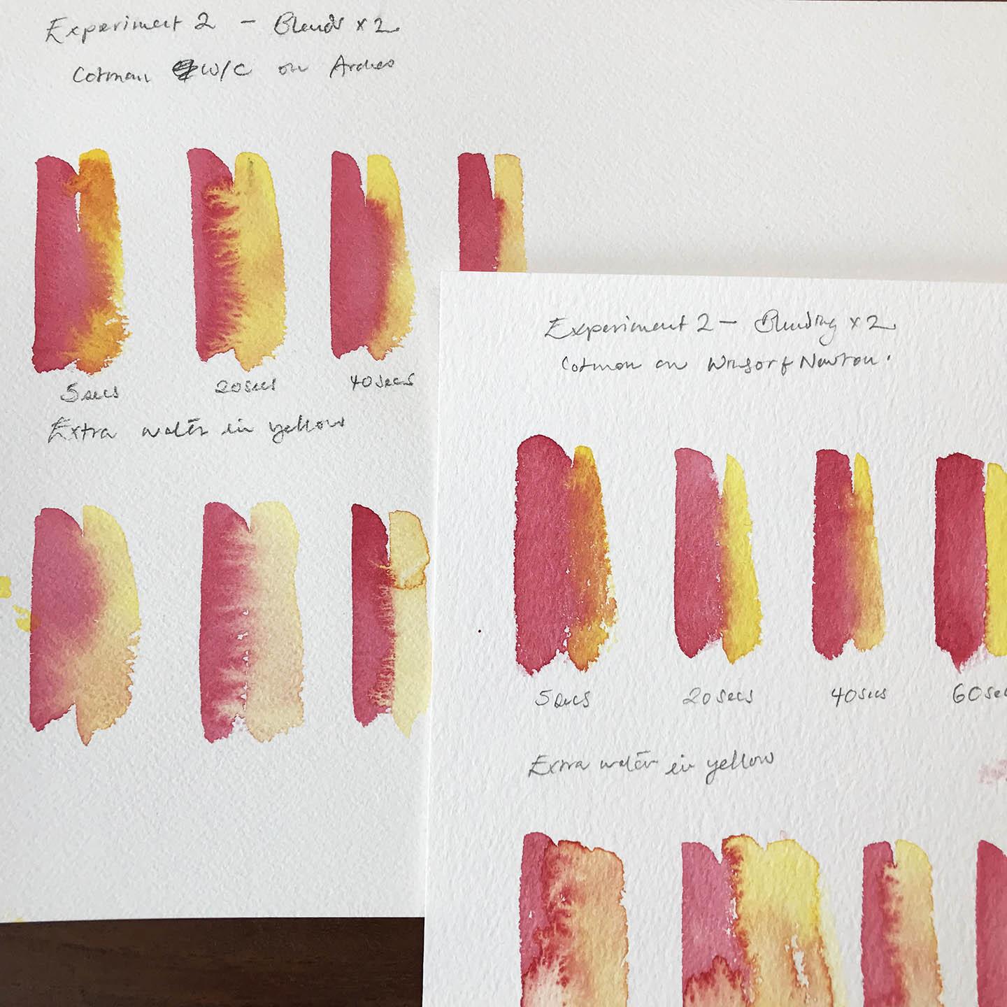 Timed Watercolour Experiments - image 1 - student project