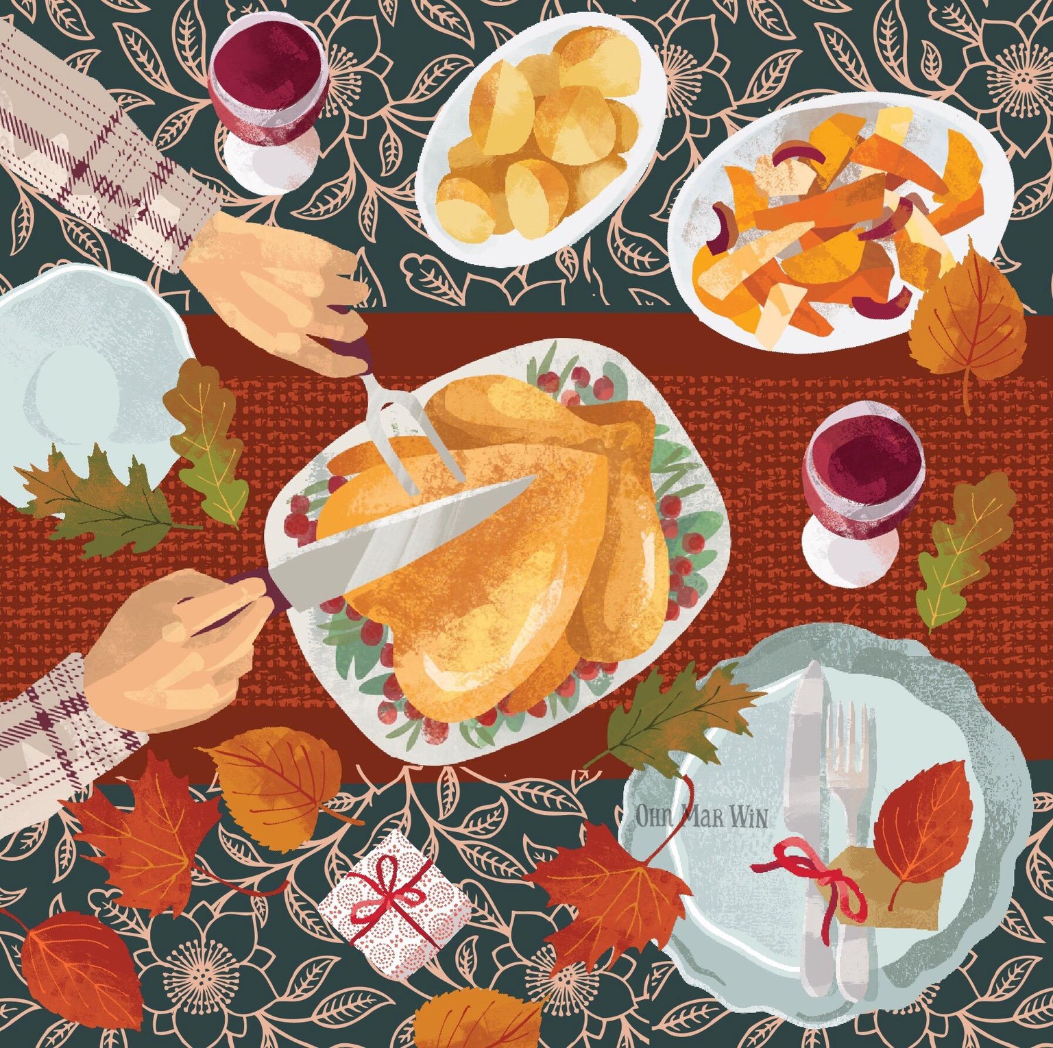 Thanksgiving Fall Palette - image 2 - student project