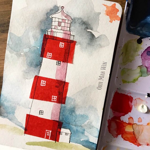 Lighthouses x3 - image 3 - student project