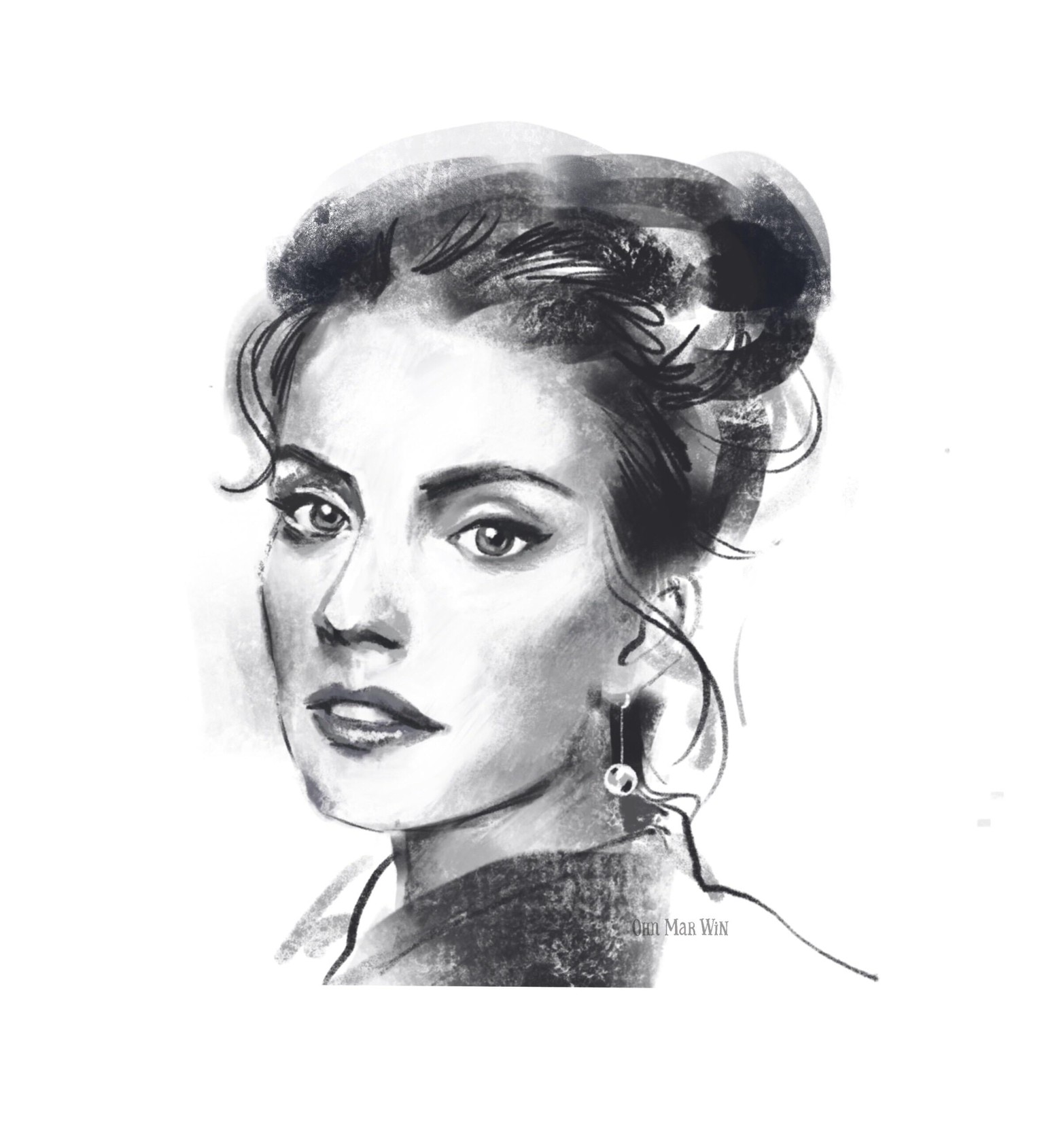 Female portrait study - image 1 - student project