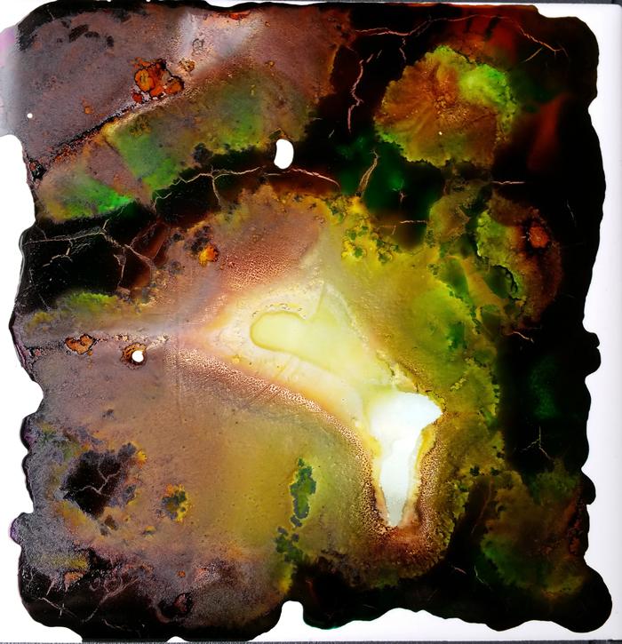 Alcohol Ink Zen Tangle - image 3 - student project