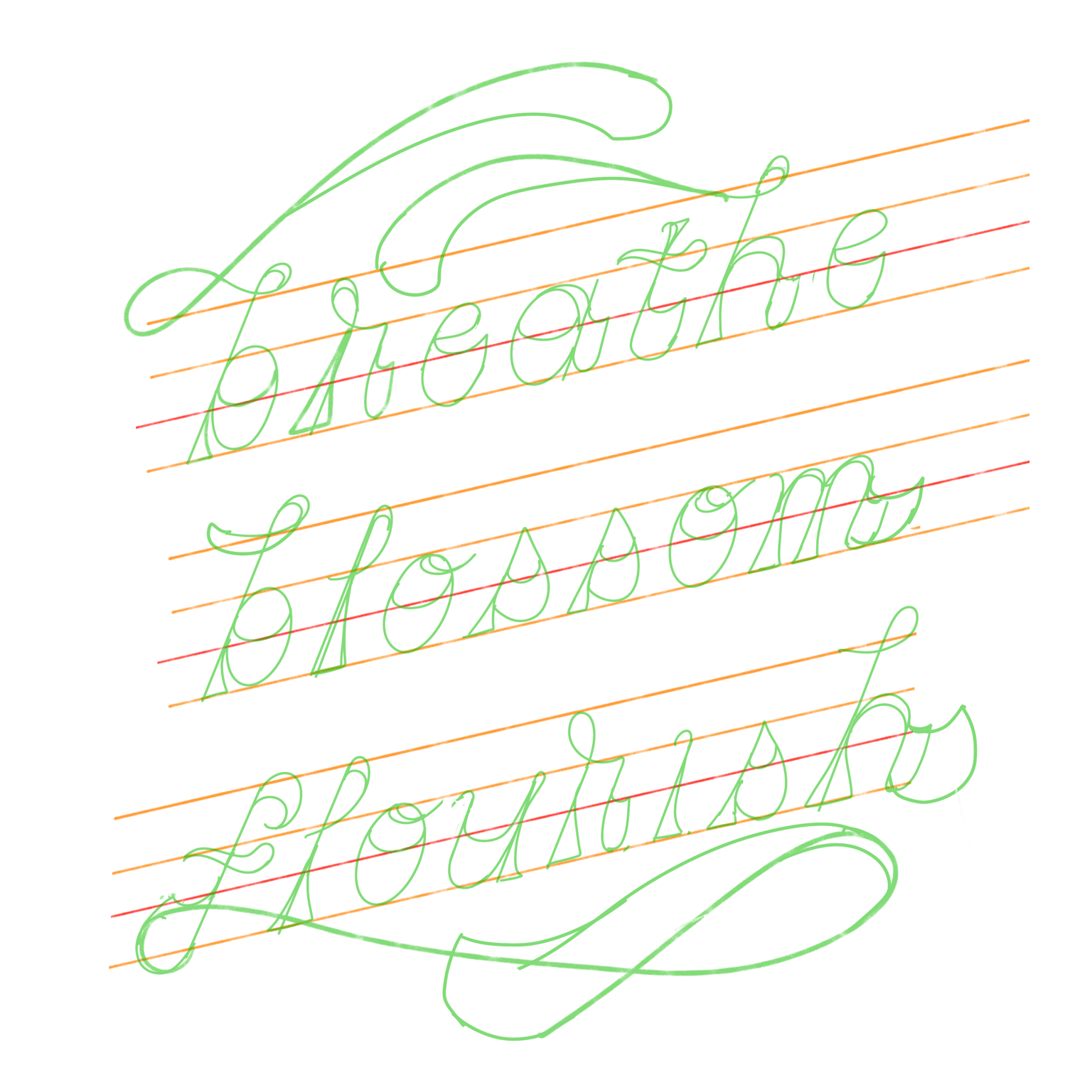 Hand Lettering Fun - image 4 - student project