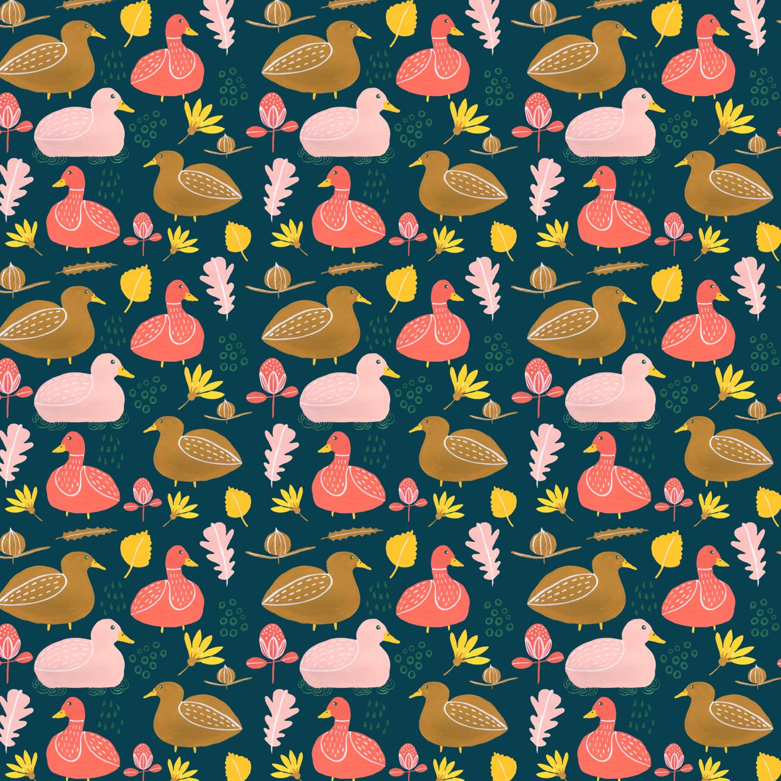 Gouache Duck Mania - image 1 - student project
