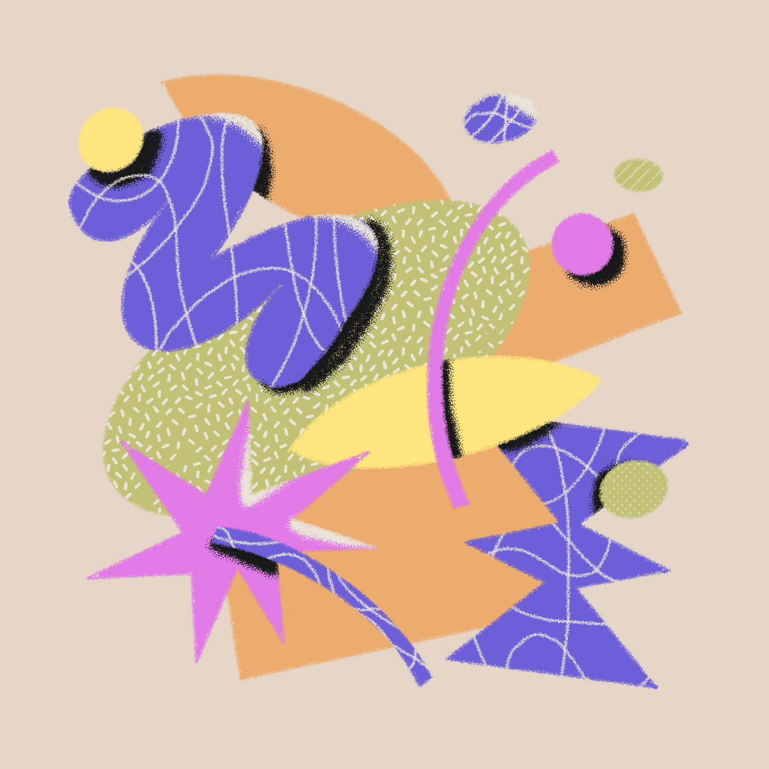 ✸ Shading shapes ✸ - image 1 - student project