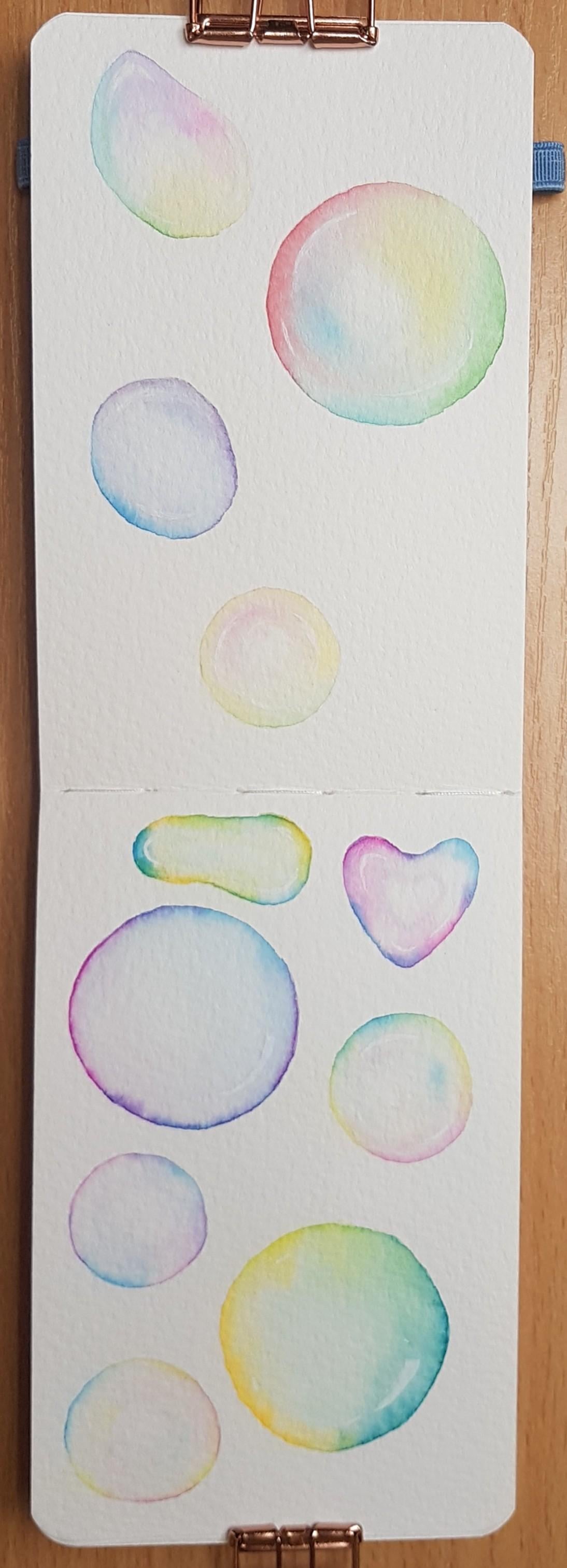 Watercolor Bubbles - image 1 - student project