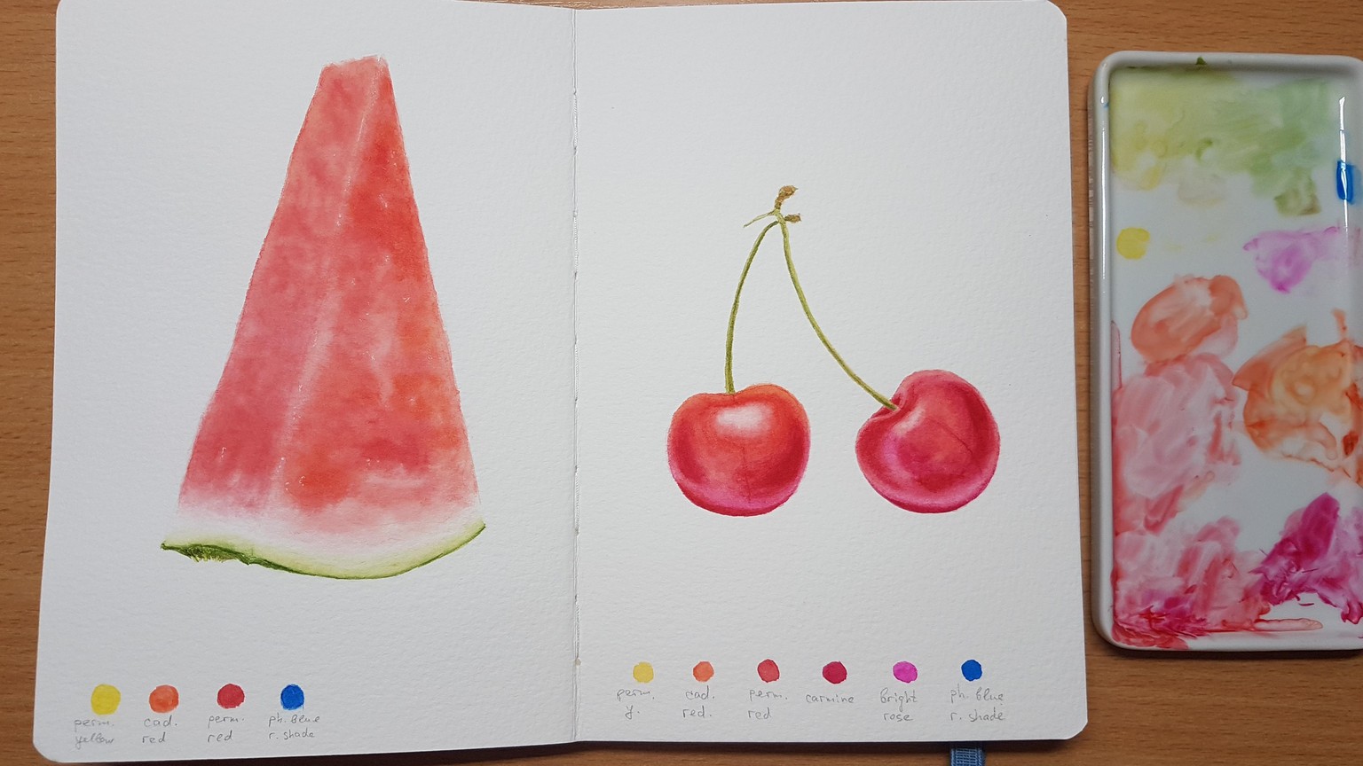 Watermelon and Cherries - image 1 - student project