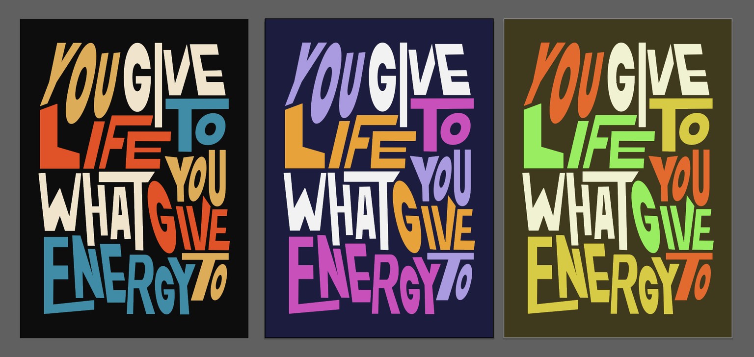 Contemporary Typography Posters - image 1 - student project